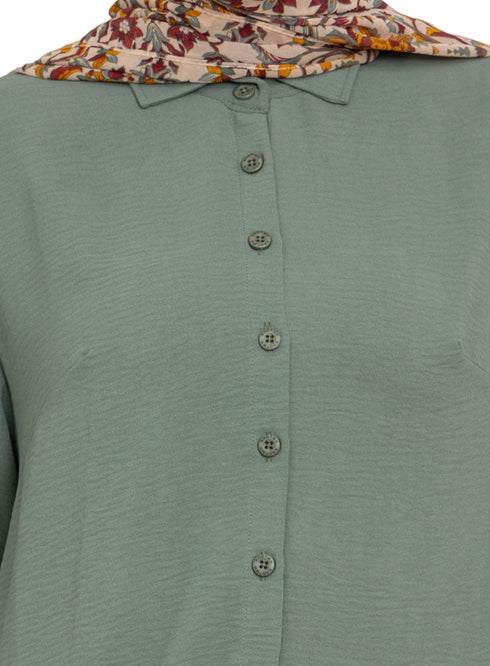Olive CY - Over Size Shirt - Khotwh